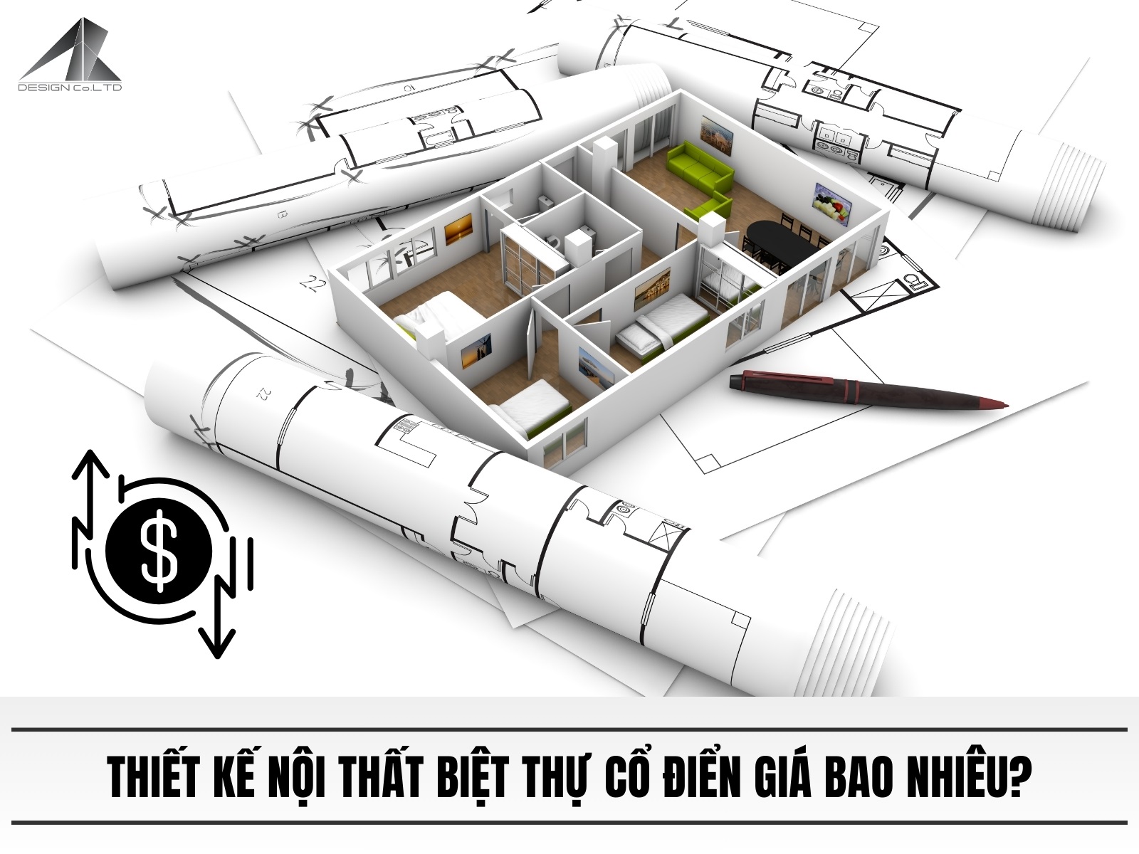 Thiet ke noi that biet thu co dien gia bao nhieu?