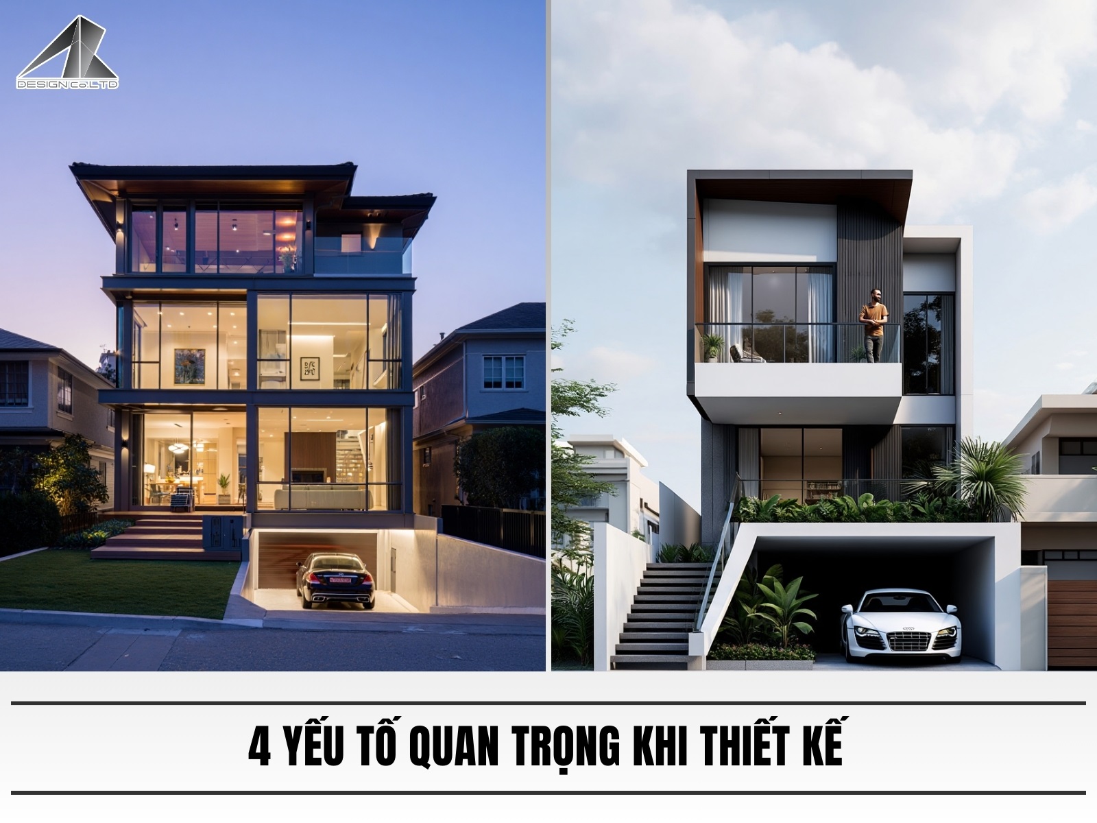 4 yeu to quan trong khi thiet ke noi that biet thu co tang ham