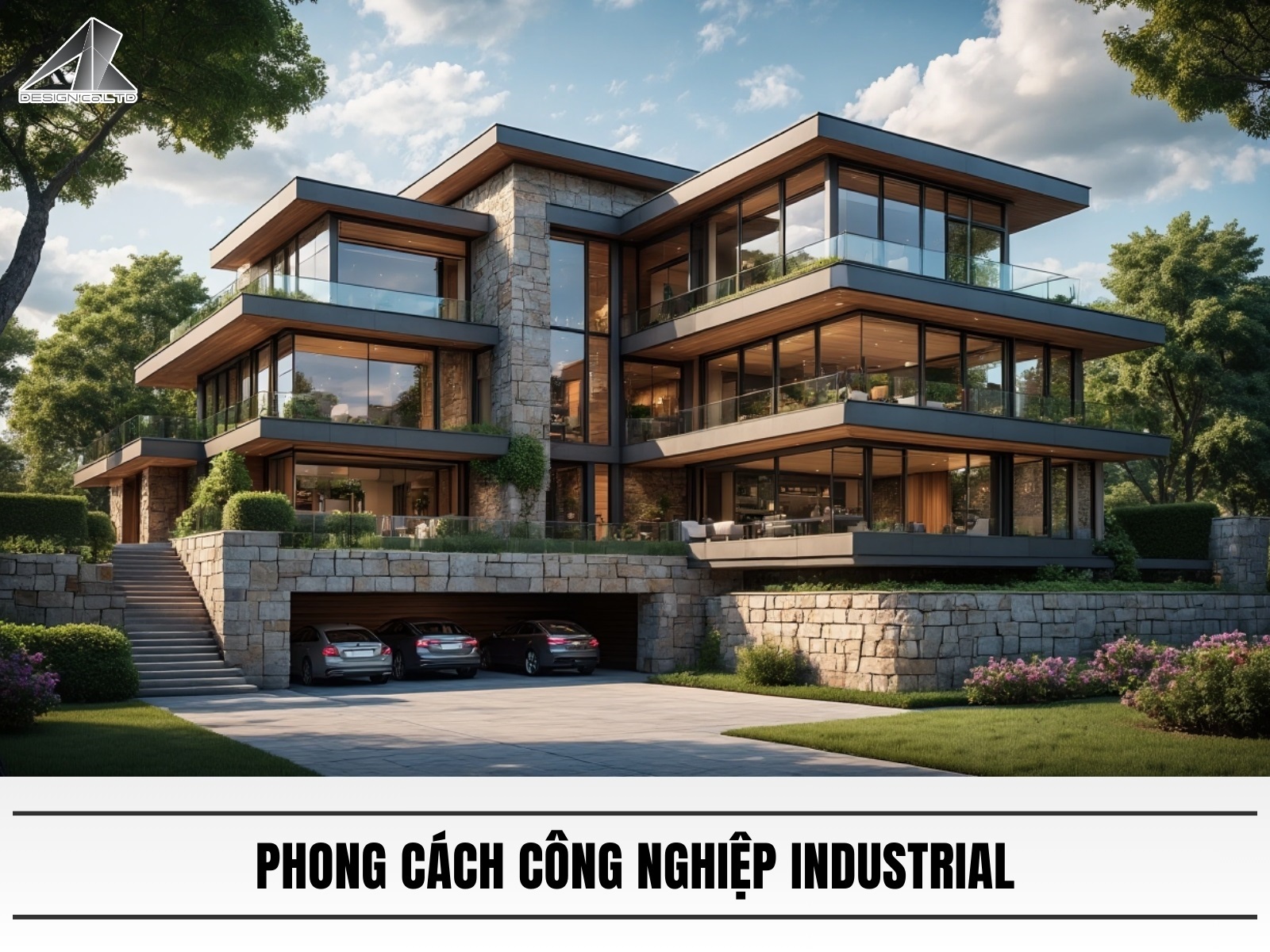 Phong cach cong nghiep Industrial