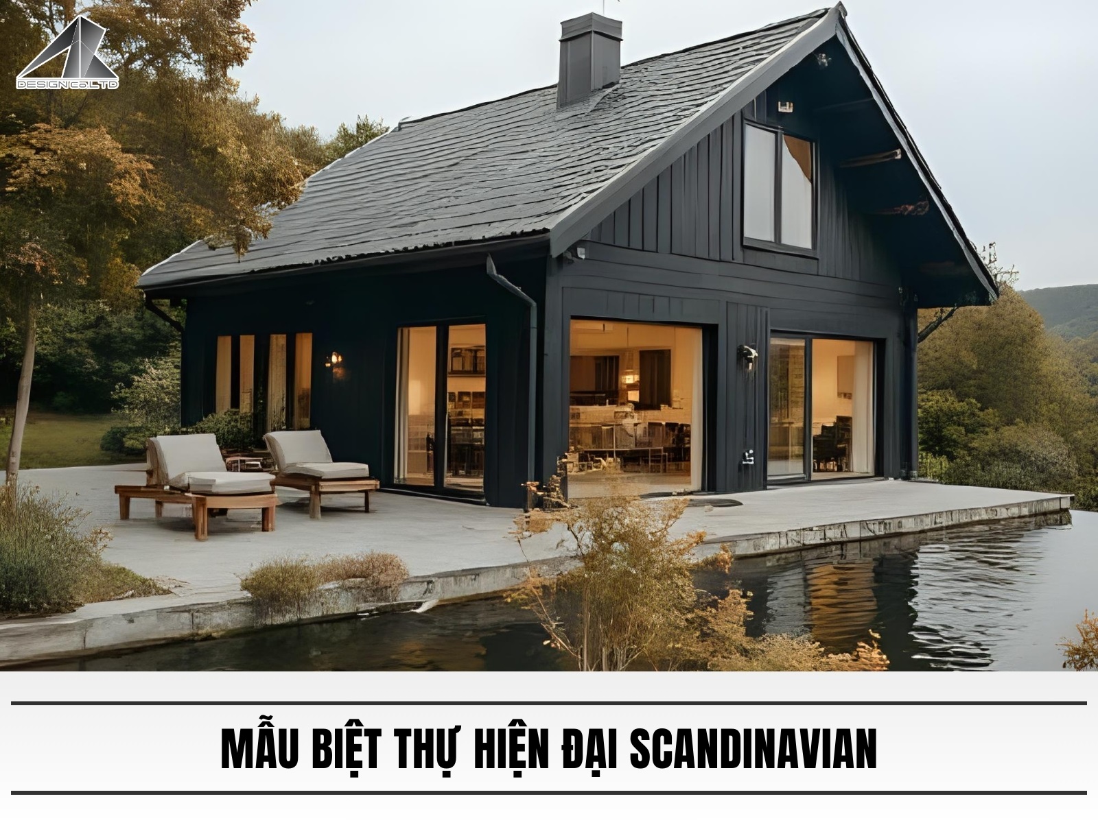 Mau biet thu hien dai Scandinavian