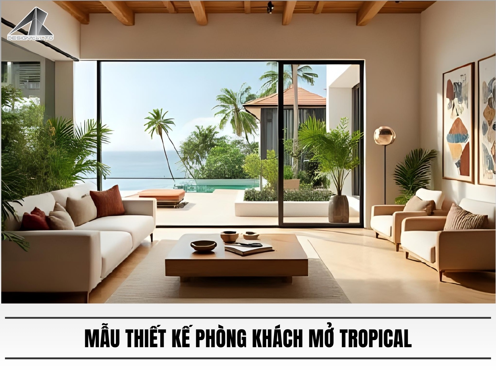 Mau thiet ke phong khach mo tropical