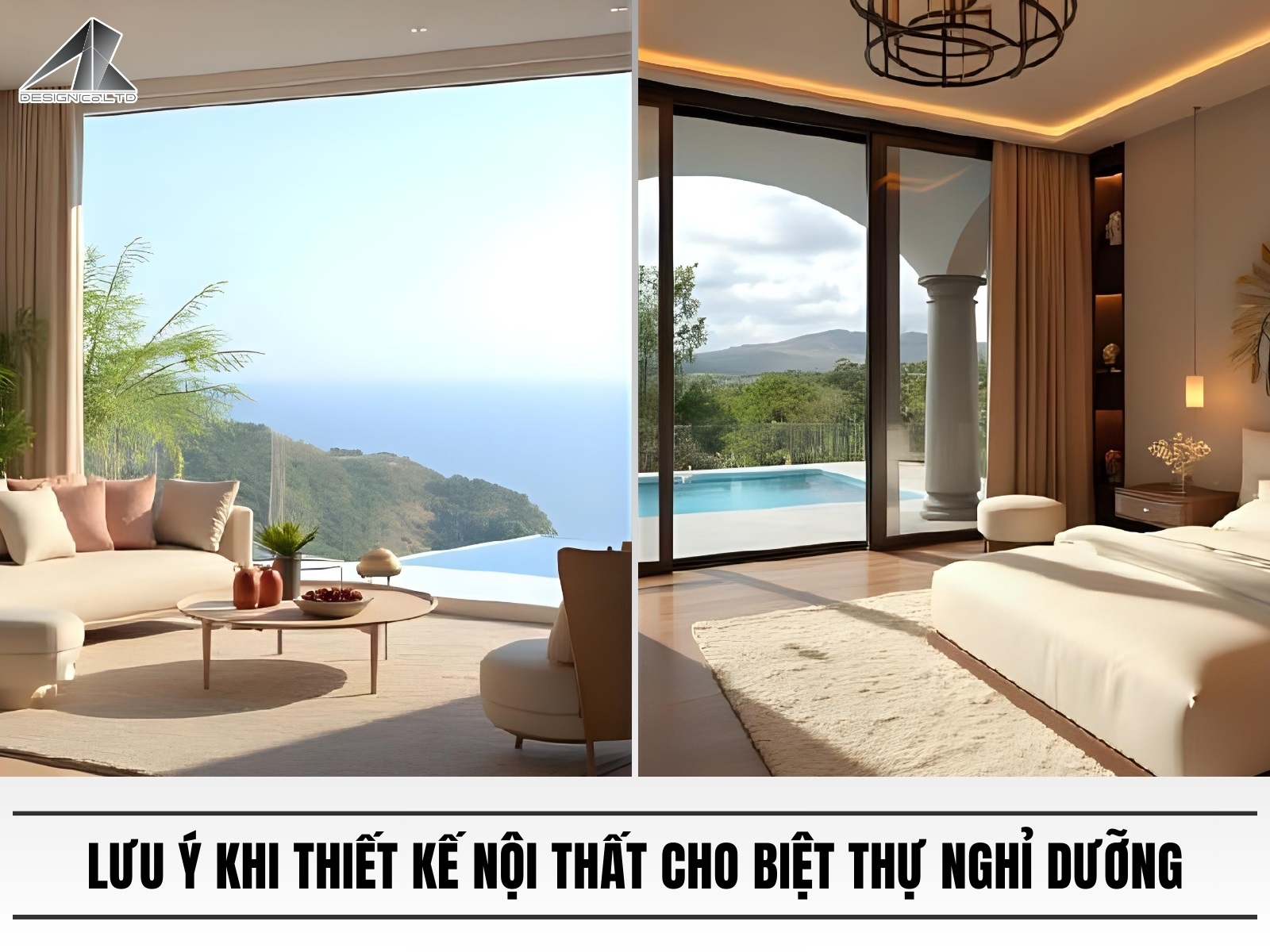 Luu y khi thiet ke noi that cho biet thu nghi duong