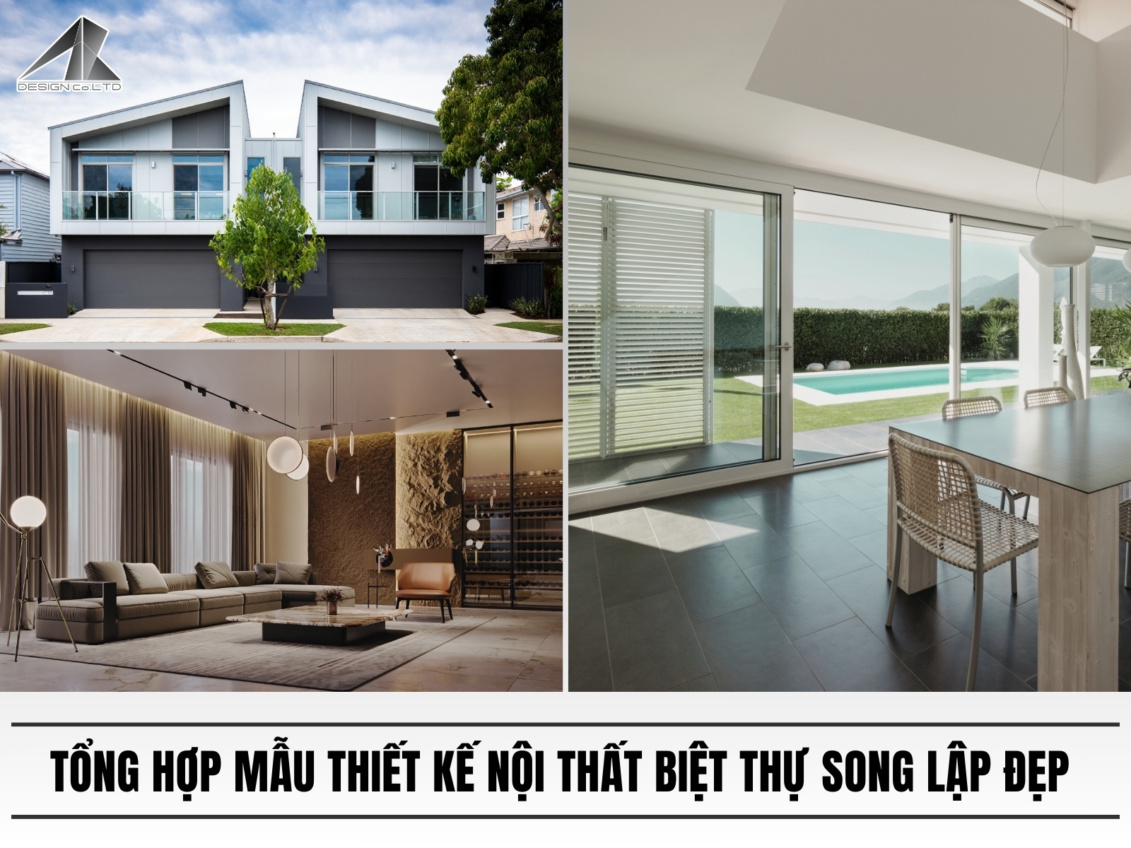 Tong hop mau thiet ke noi that biet thu song lap dep tien nghi