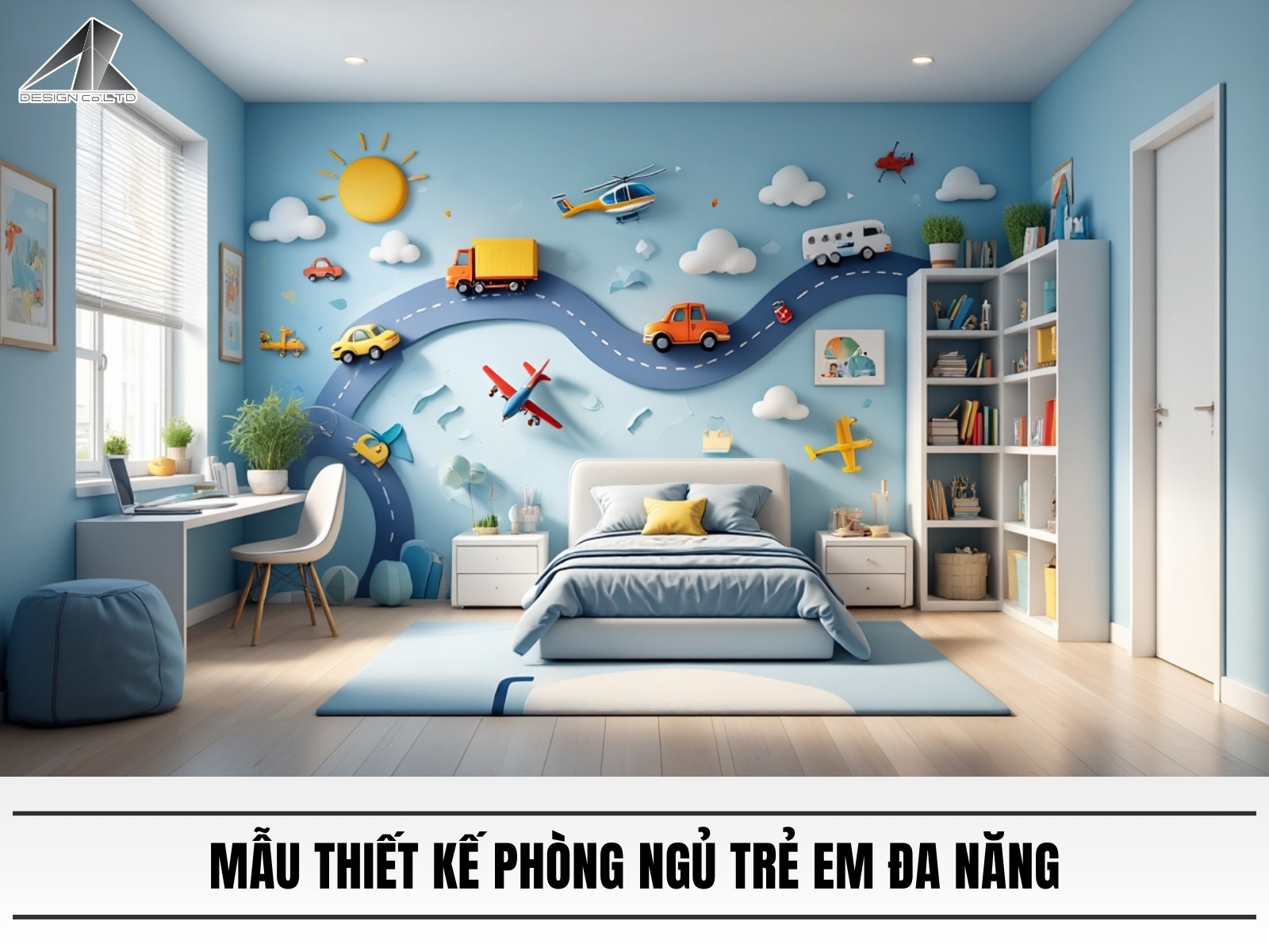 Mau thiet ke phong ngu tre em da nang