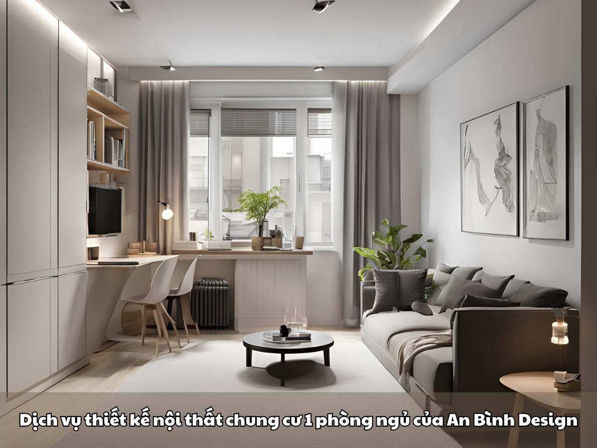dich vu thiet ke noi that chung cu 1 phong ngu cua an binh design