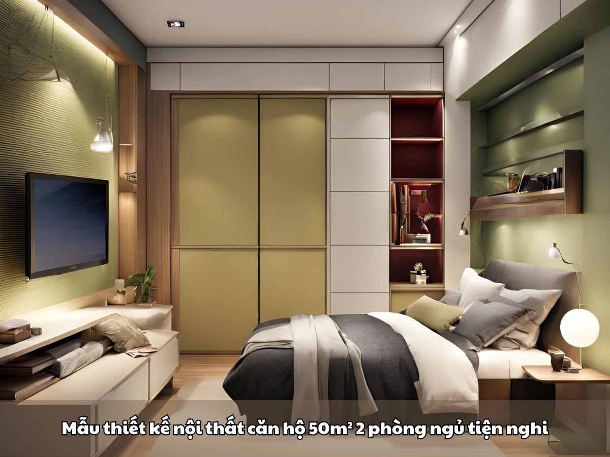 mau thiet ke noi that can ho 50m² 2 phong ngu dep
