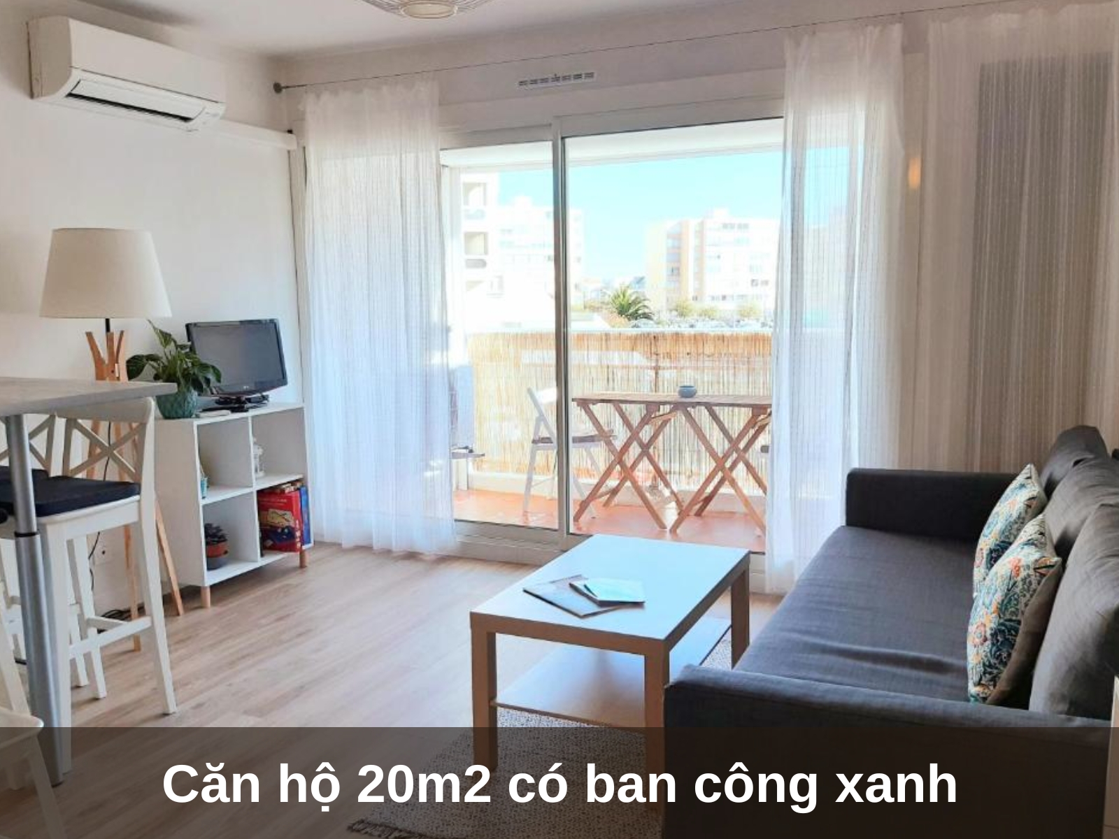 y tuong thiet ke can ho mini 20m2 day du tien nghi