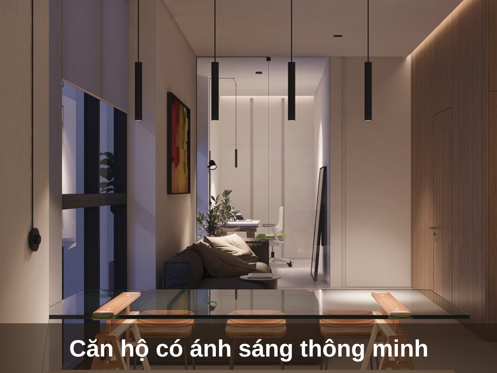 y tuong thiet ke can ho mini 20m2 day du tien nghi
