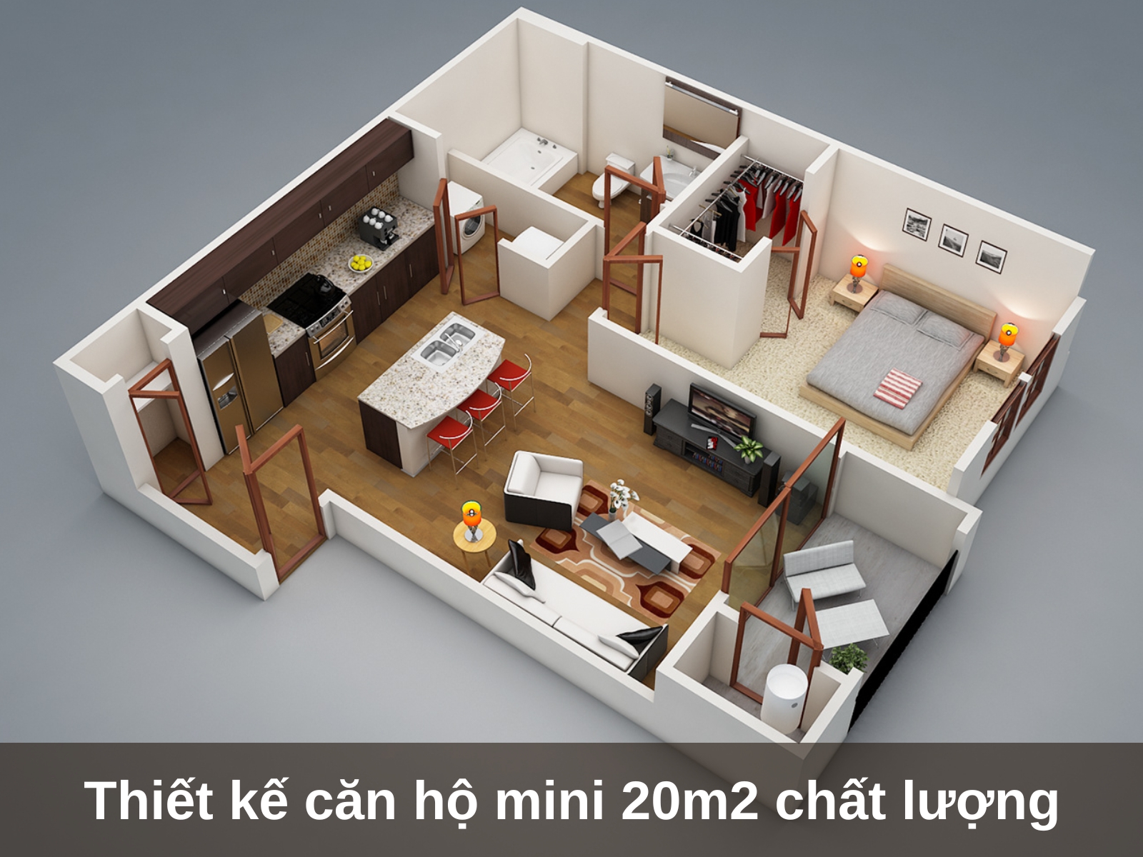 chuyen thiet ke thi cong noi that can ho mini 20m2 chat luong