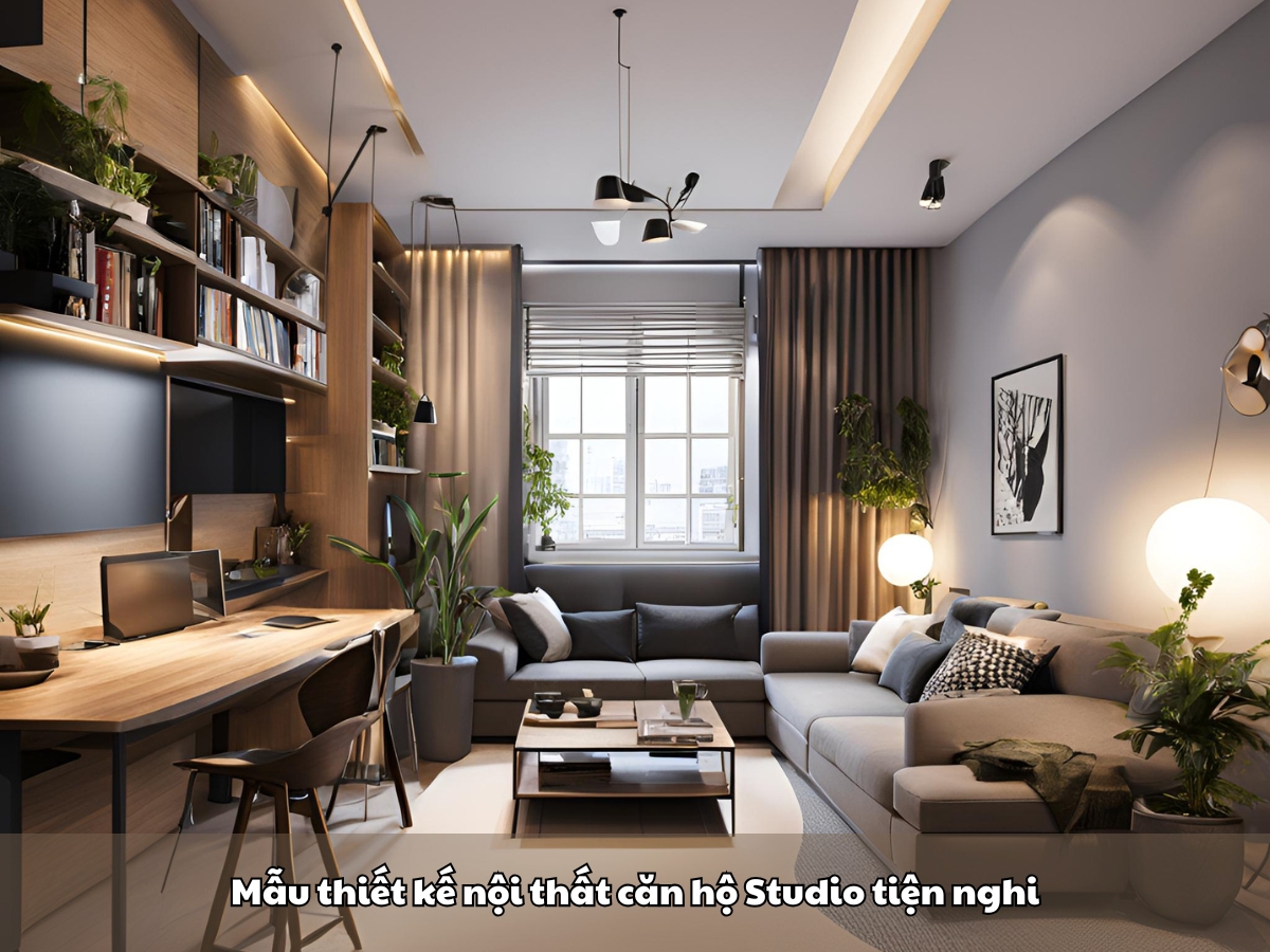 y tuong thiet ke noi that can ho studio dep
