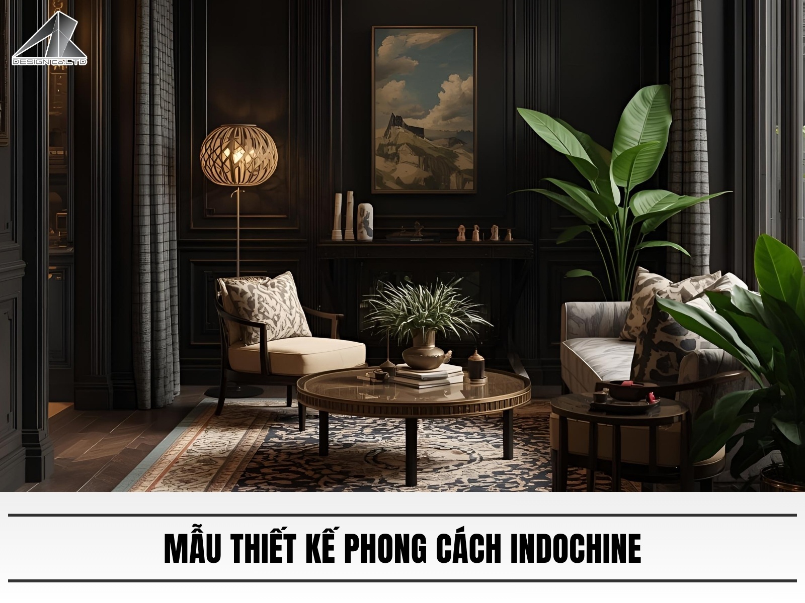 Mau thiet ke phong cach Indochine