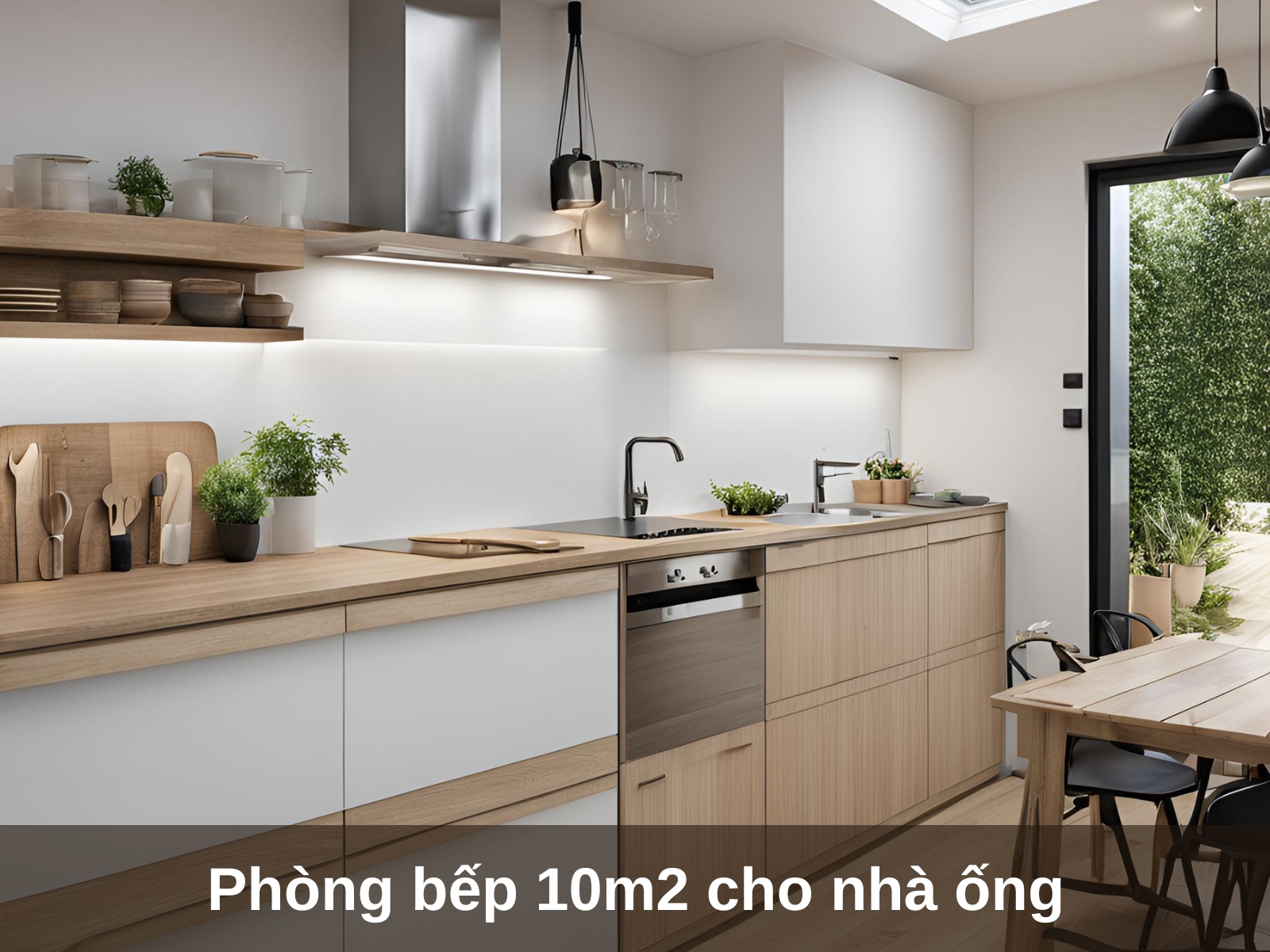 Phong bep 10m2 cho nha ong