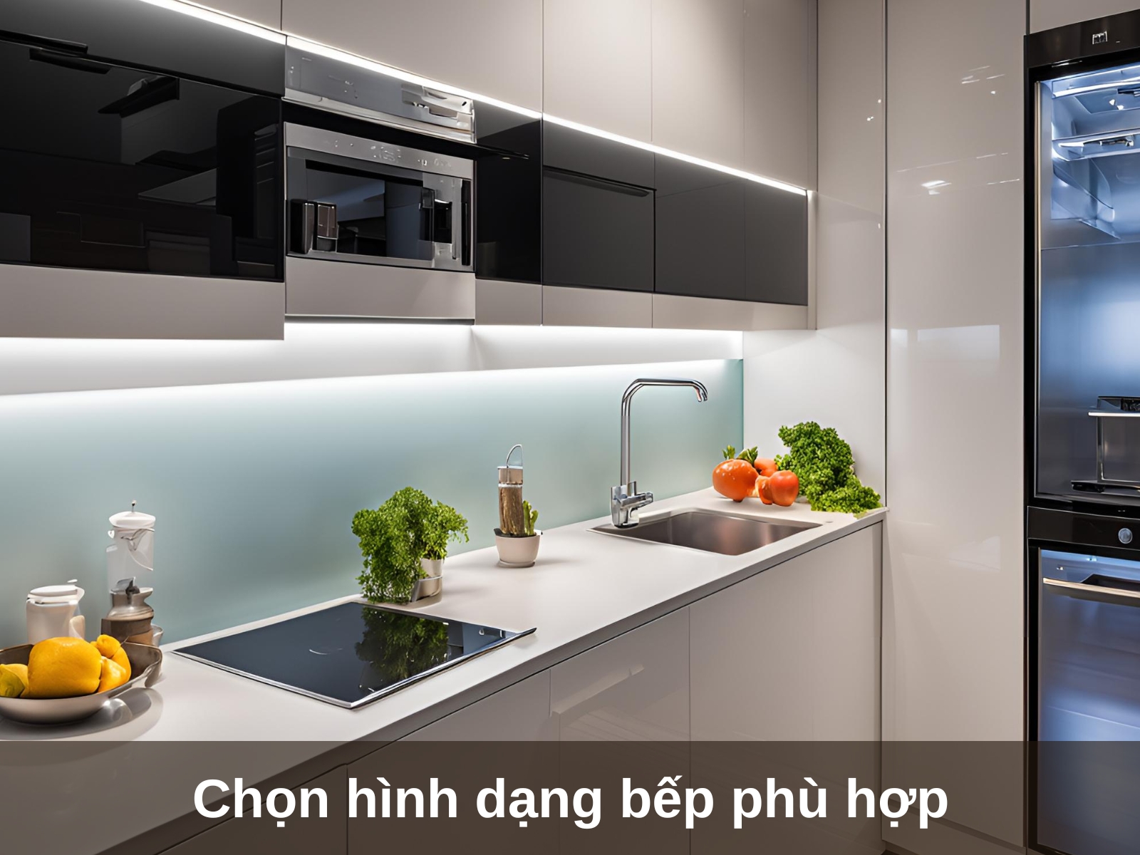 Chon hinh dang bep phu hop