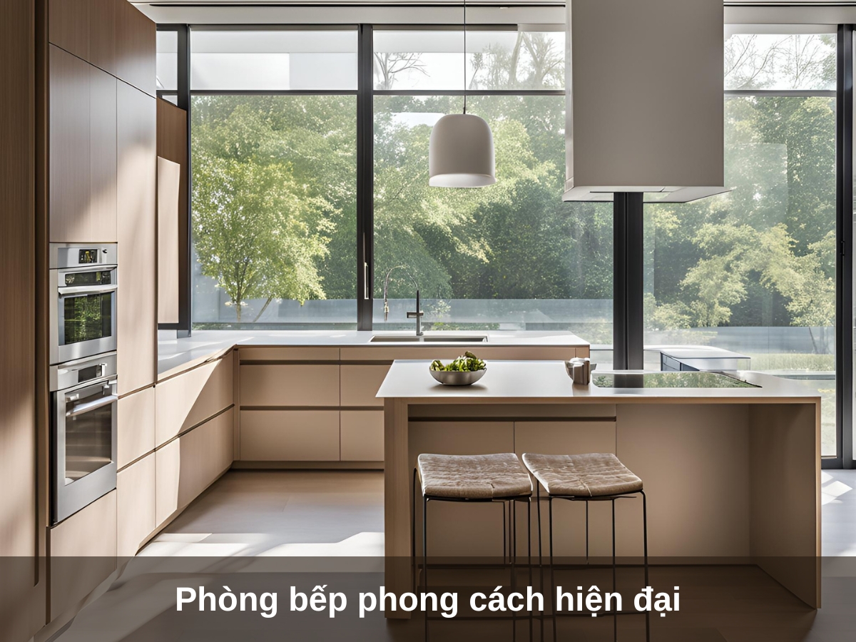 phong bep phong cach hien dai