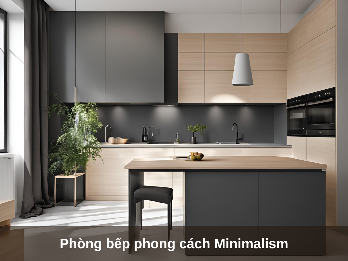 phong bep phong cach minimalism