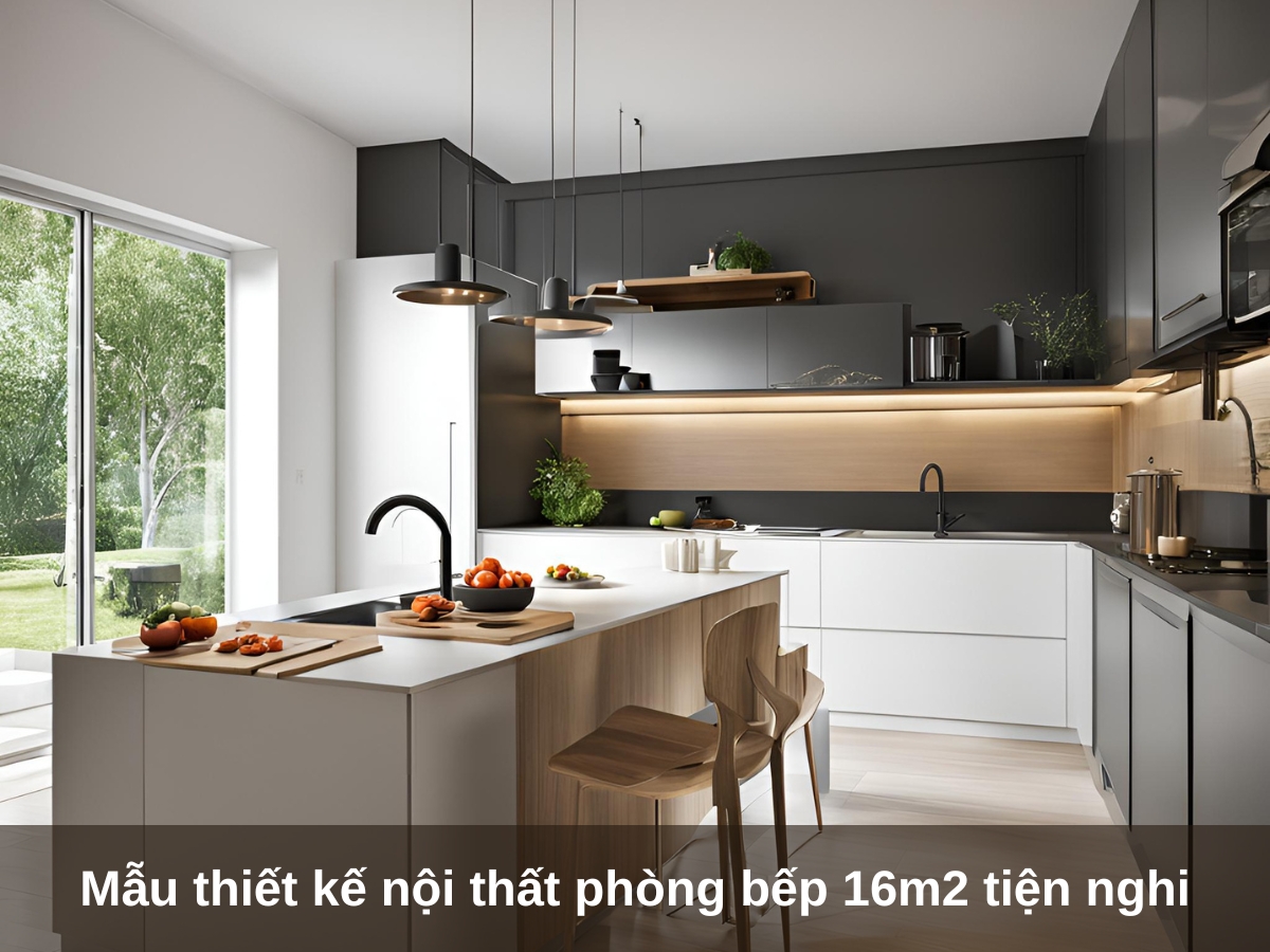 mau thiet ke noi that phong bep 16m2 dep