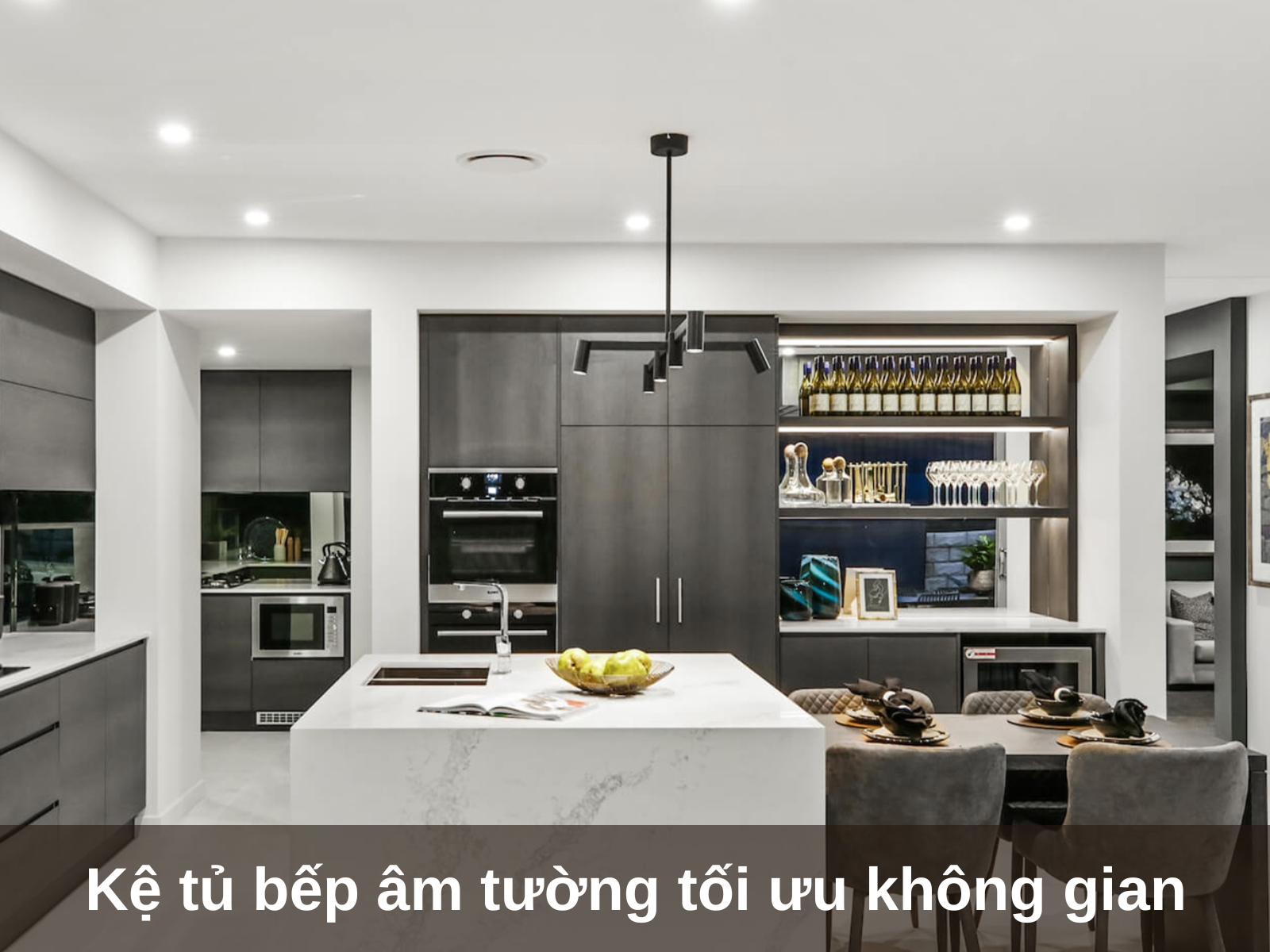Thiet ke phong bep 20m2 phong cach hien dai