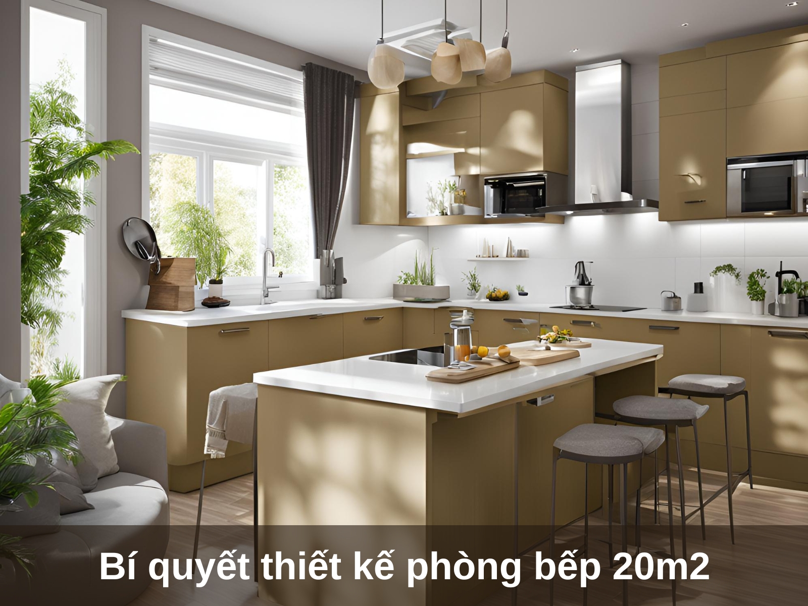 Bi quyet thiet ke noi that phong bep 20m2 hieu qua