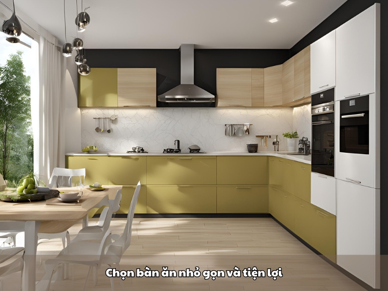chon ban an nho gon va tien loi