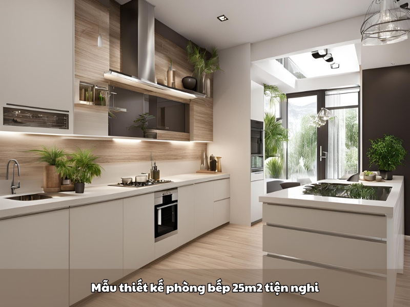 mau thiet ke phong bep 25m2 an tuong nhat