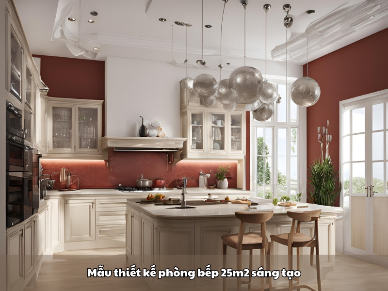 mau thiet ke phong bep 25m2 an tuong
