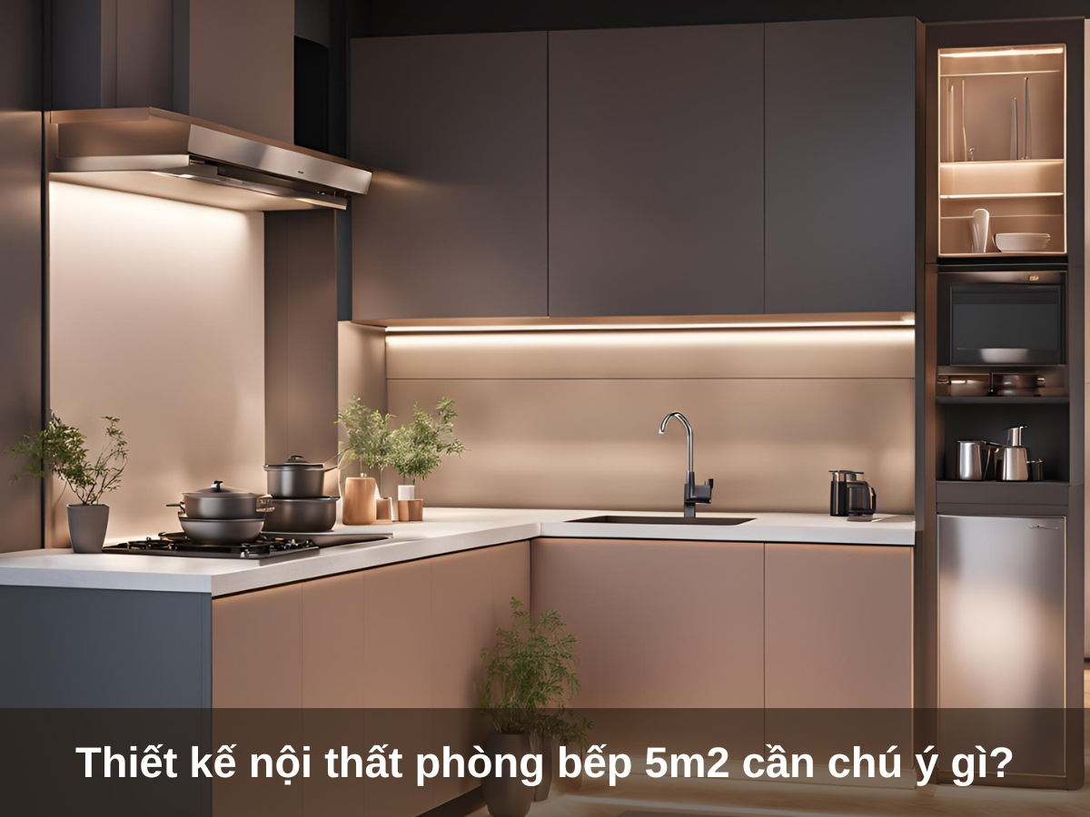 thiet ke noi that phong bep 5m2 can chu y gi