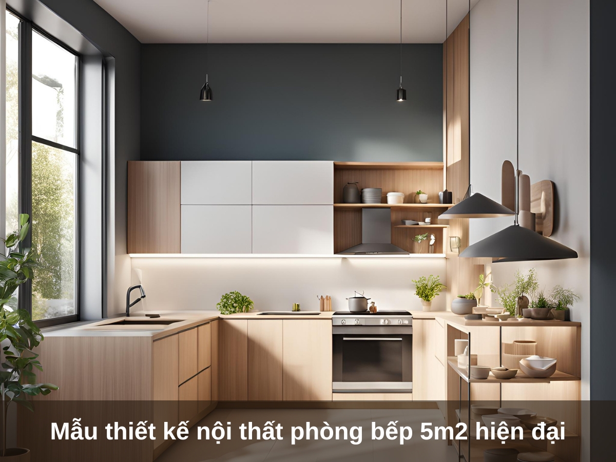 goi y mau thiet ke noi that phong bep 5m2 dep