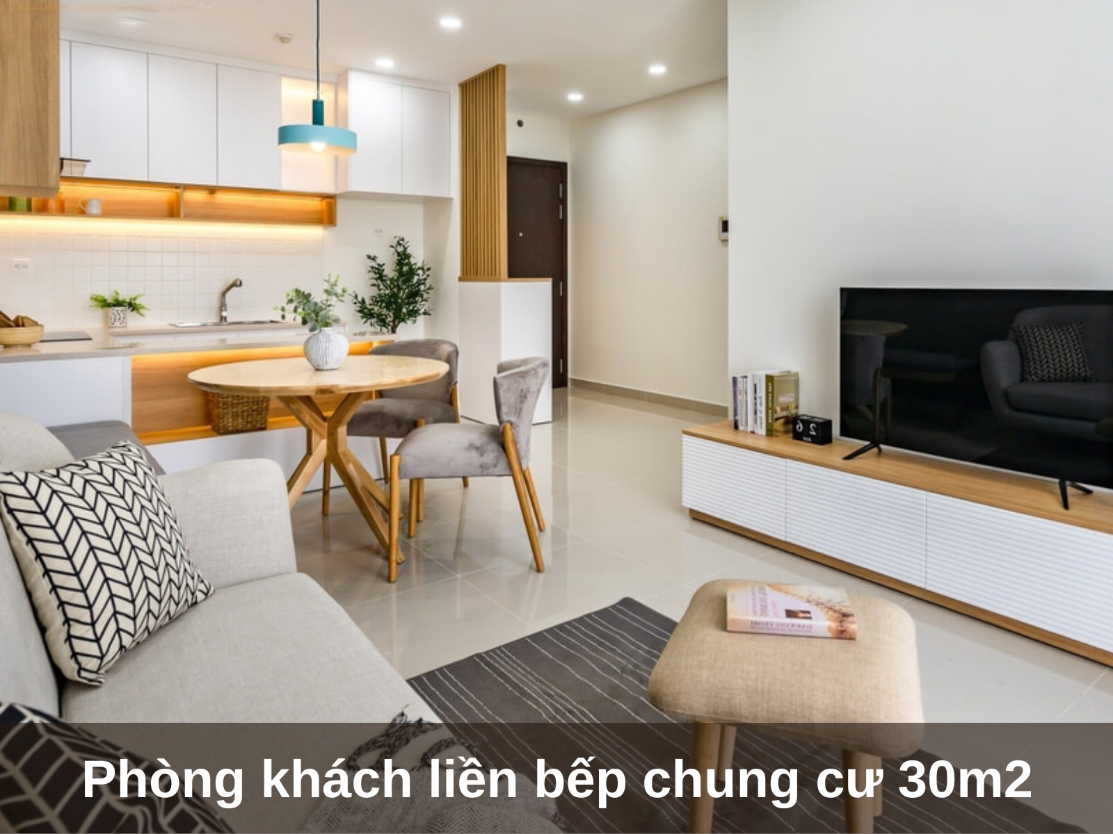 10 y tuong thiet ke phong khach lien bep 30m2 an tuong nhat nam 2024