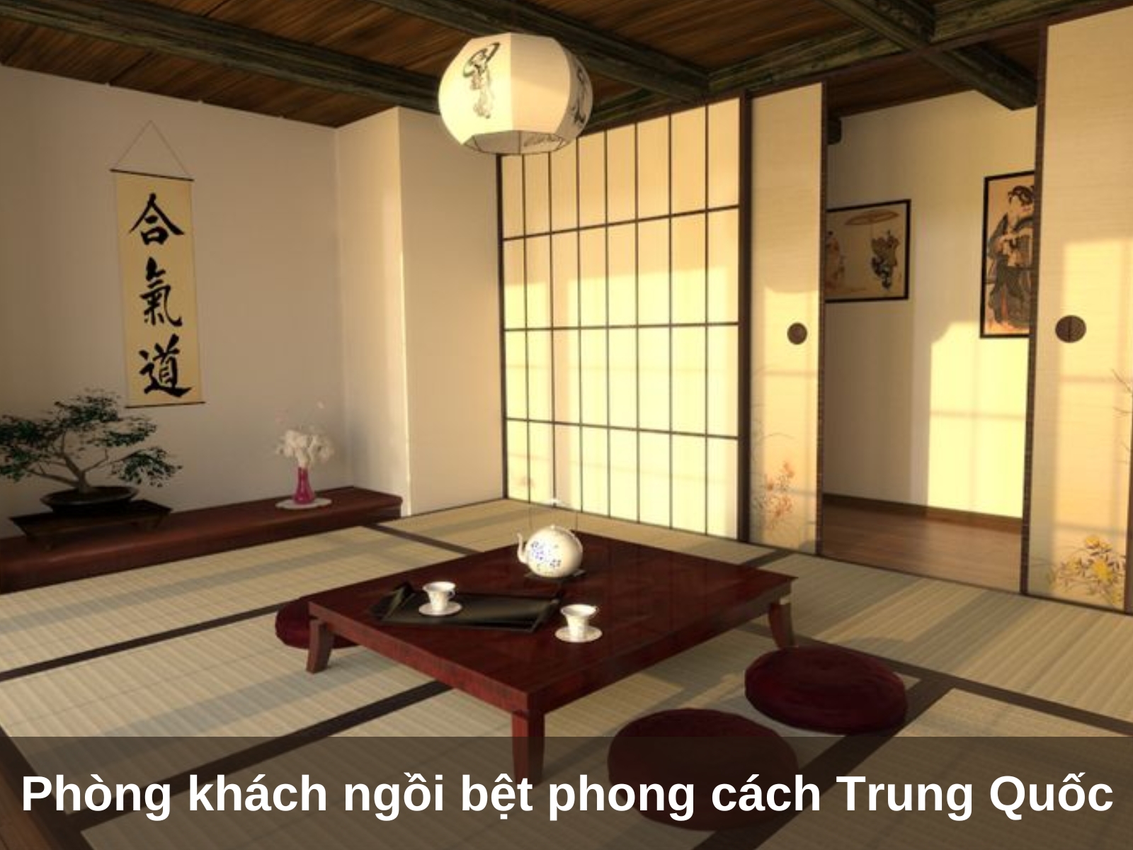 Phong khach ngoi bet phong cach Trung Quoc