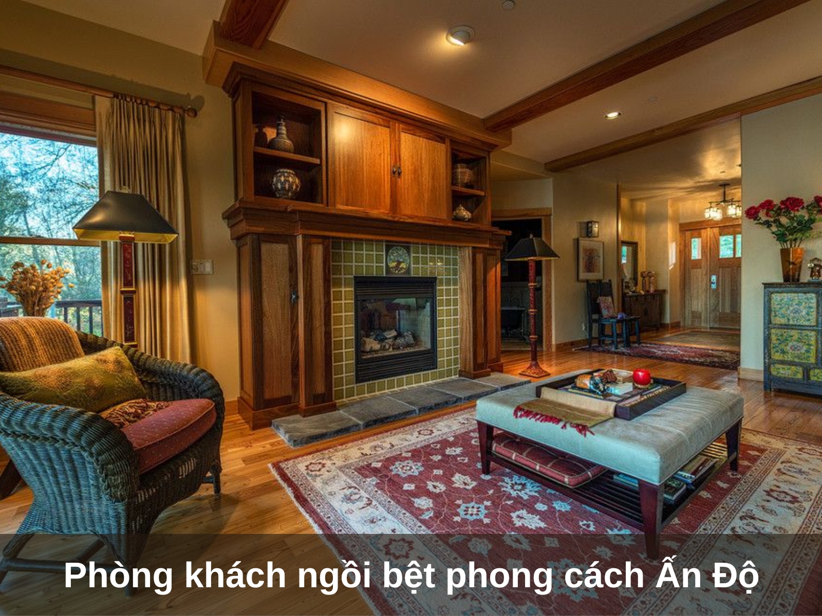 Phong khach ngoi bet phong cach An Do