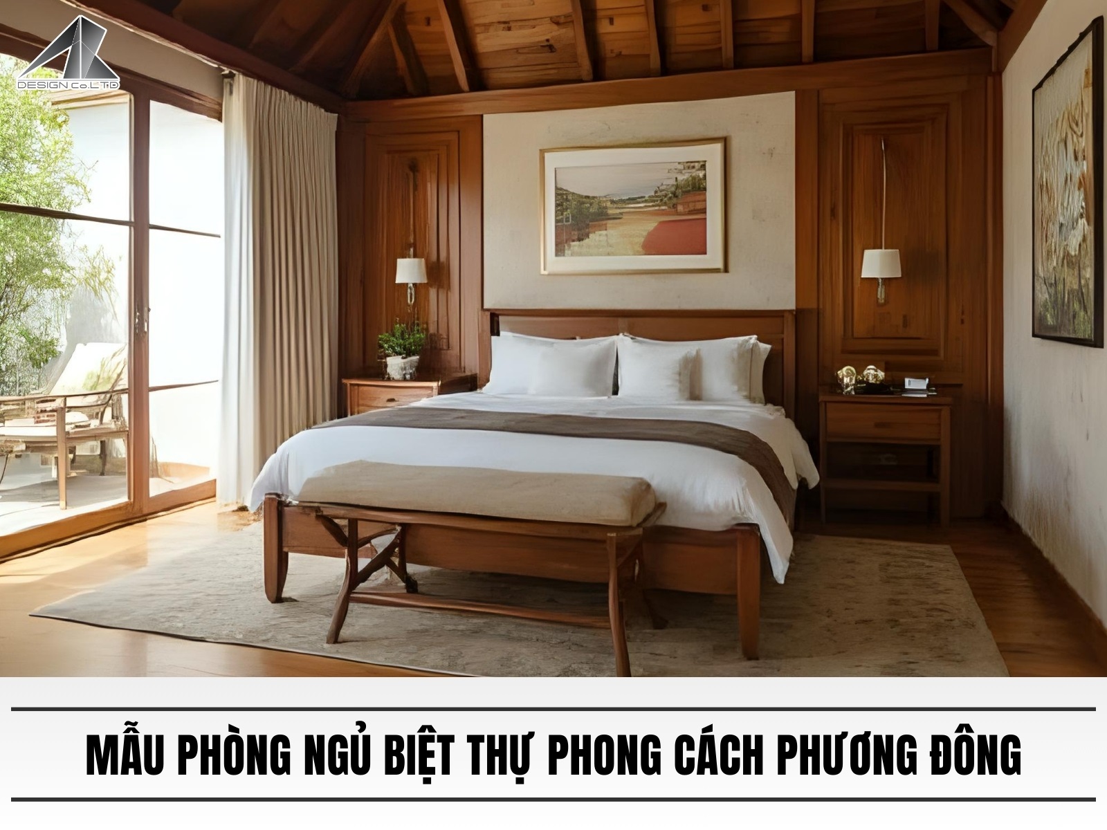 Mau phong ngu biet thu phong cach phuong Dong