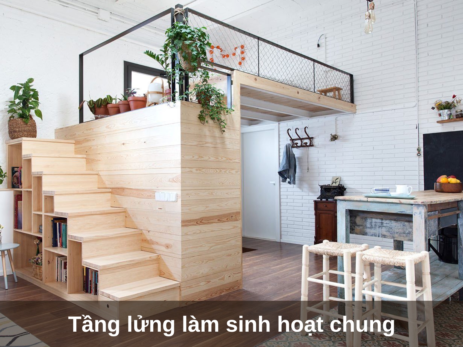 thiet ke can ho co tang lung lam sinh hoat chung