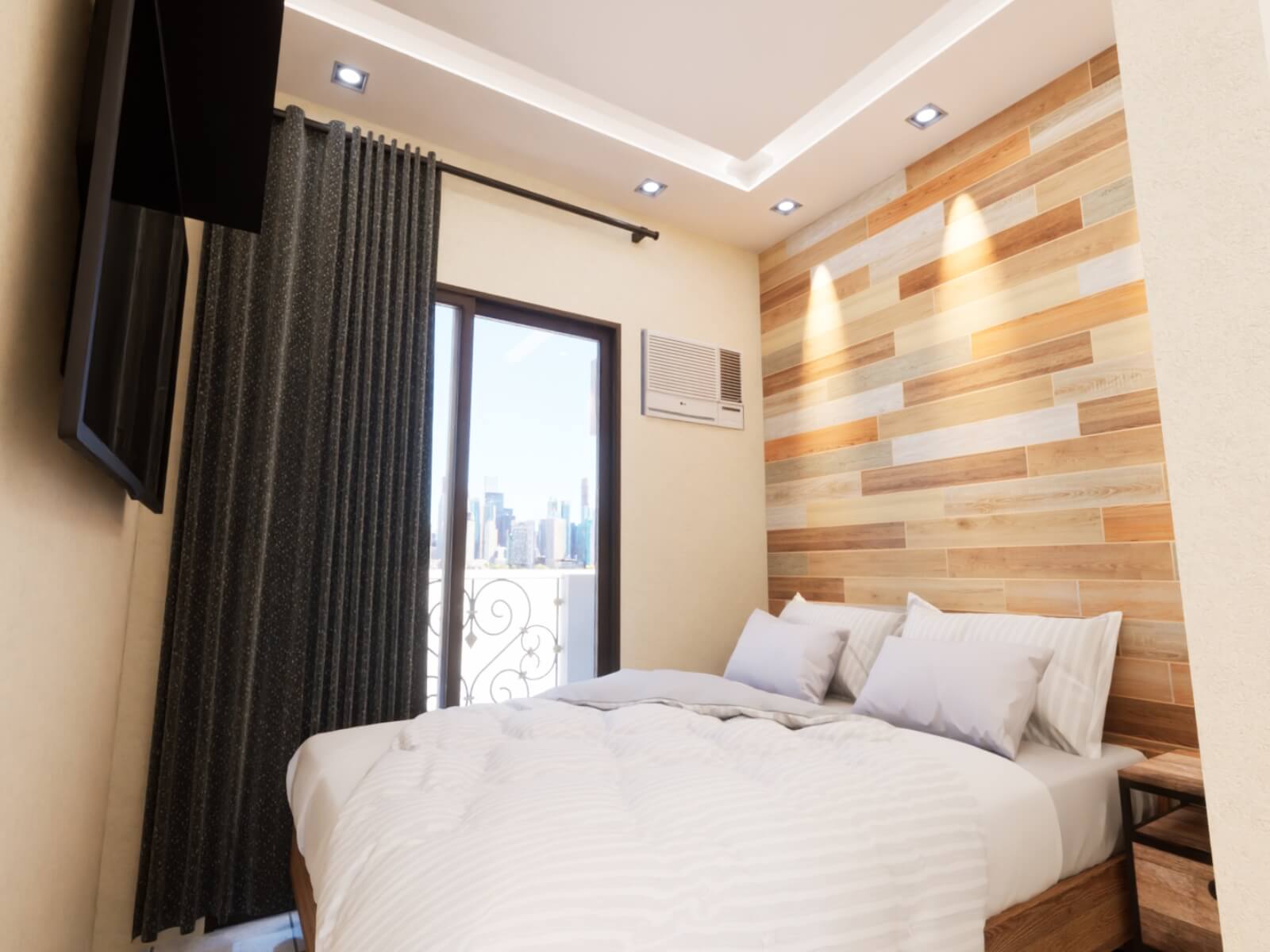 thiet ke phong ngu nho 3x4m2