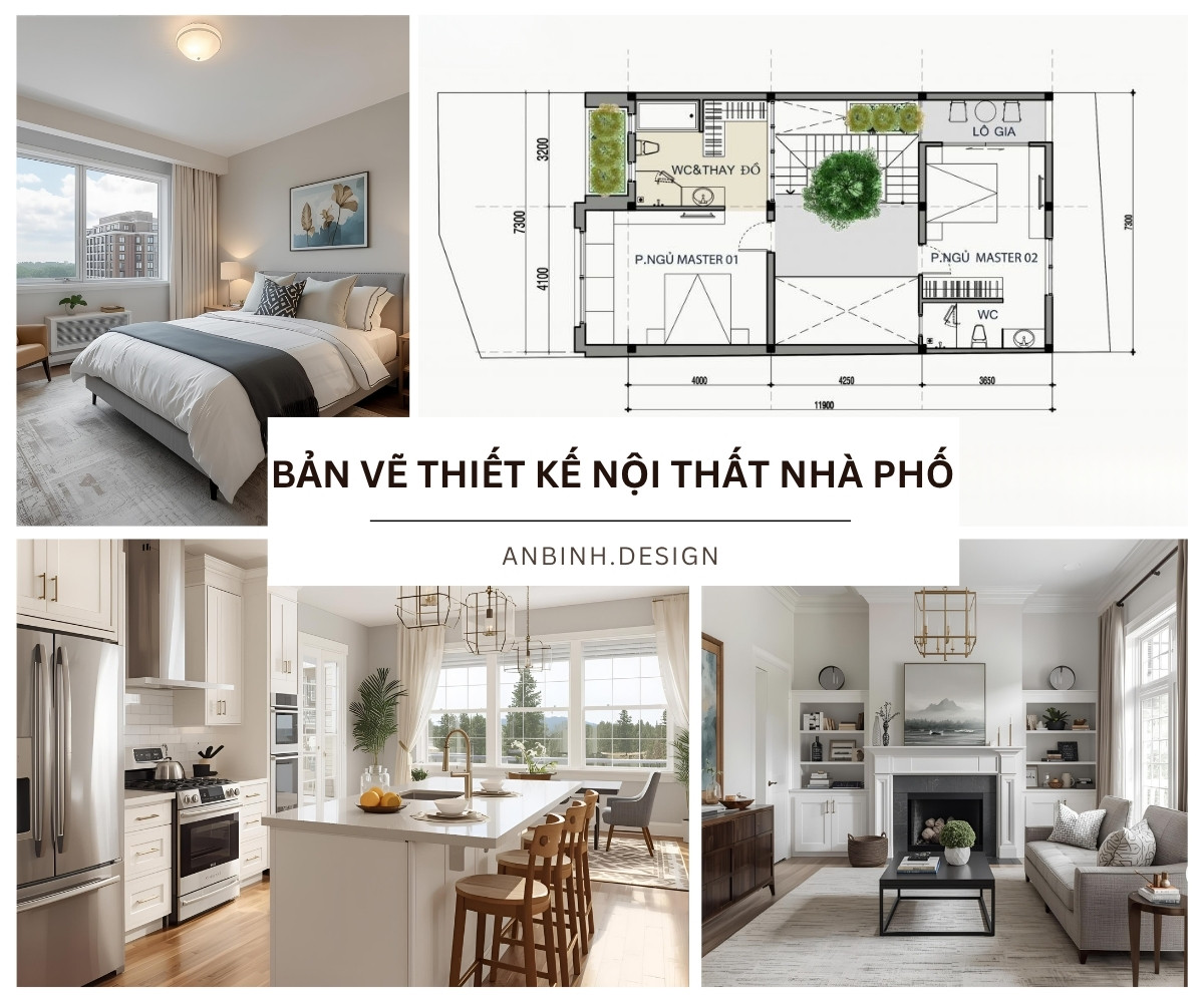 299+ bản vẽ thiết kế nội thất nhà phố ĐẸP và chi tiết NHẤT