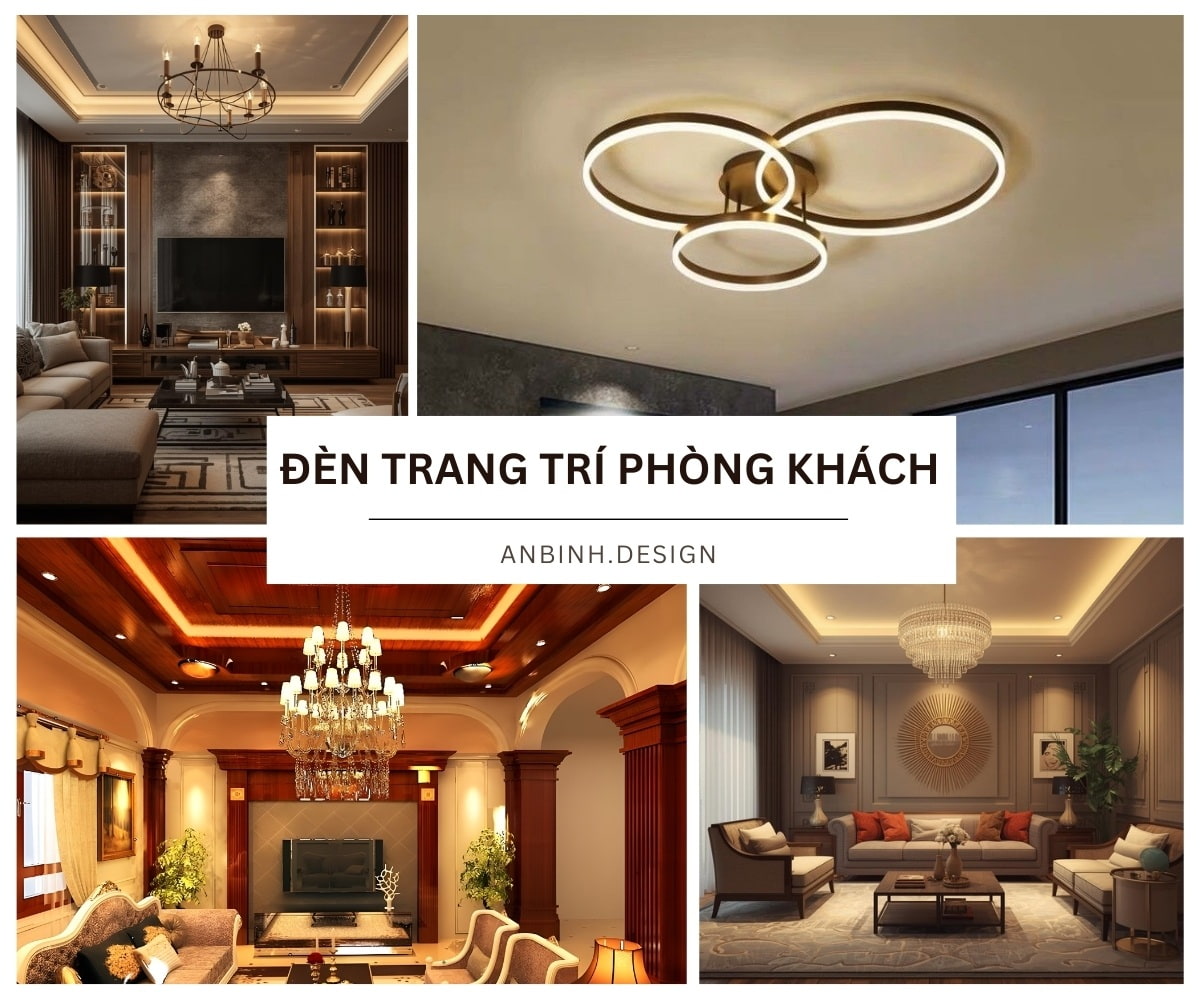 Gợi ý kích thước đèn trang trí phòng khách đẹp CÂN ĐỐI