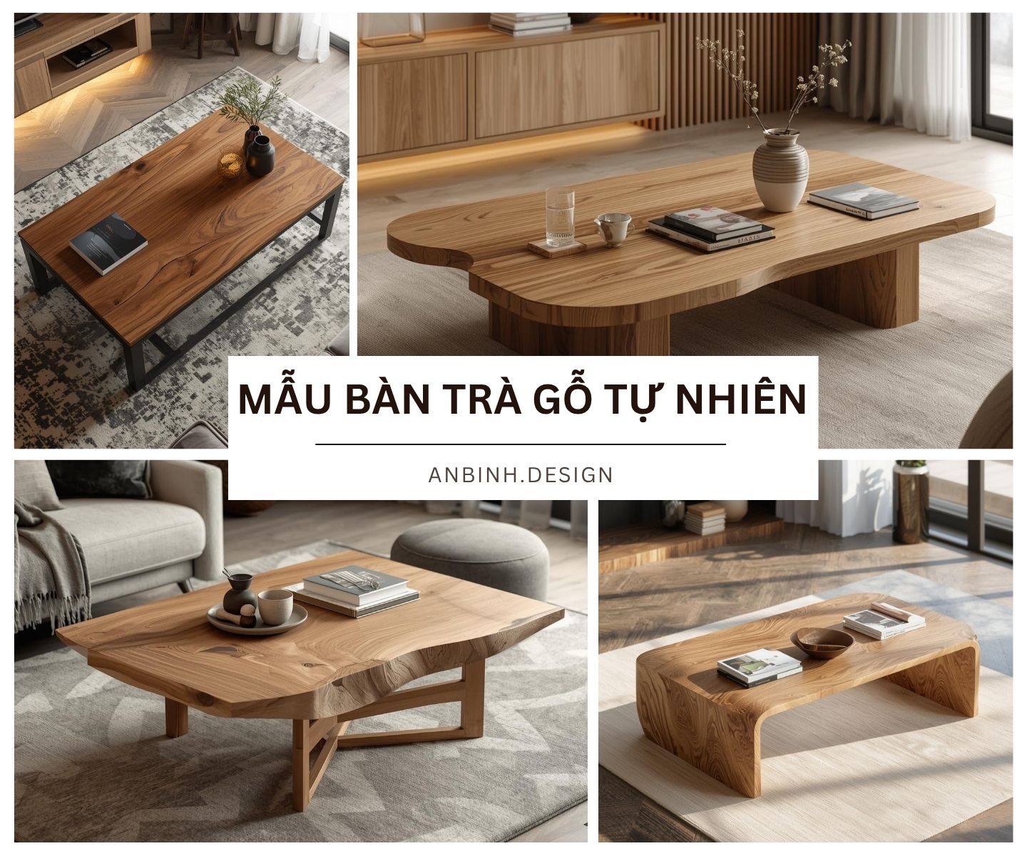 69+ mẫu bàn trà gỗ tự nhiên mọi KÍCH THƯỚC cho phòng khách