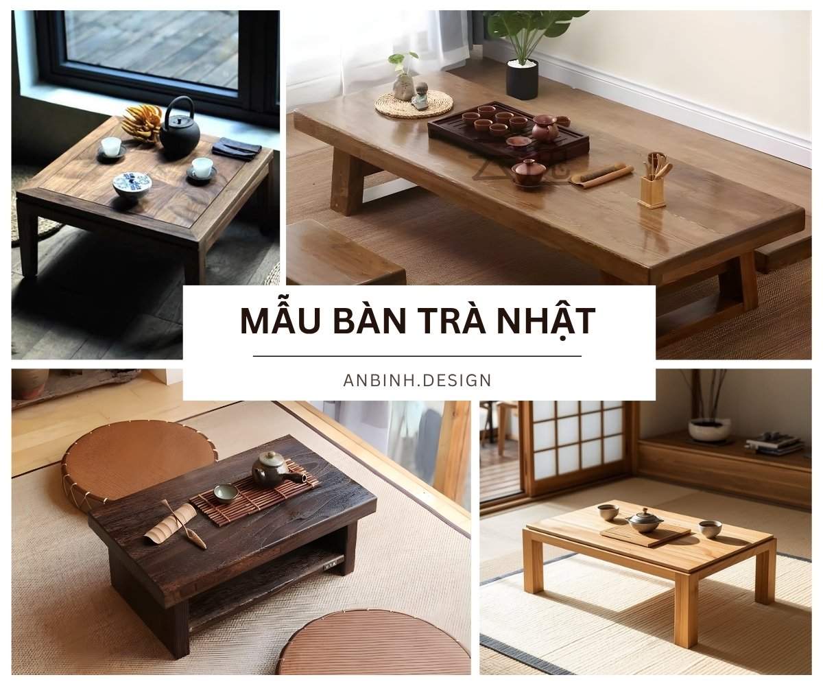 20+ mẫu bàn trà Nhật đẹp ĐƠN GIẢN tiện dụng cho gia đình