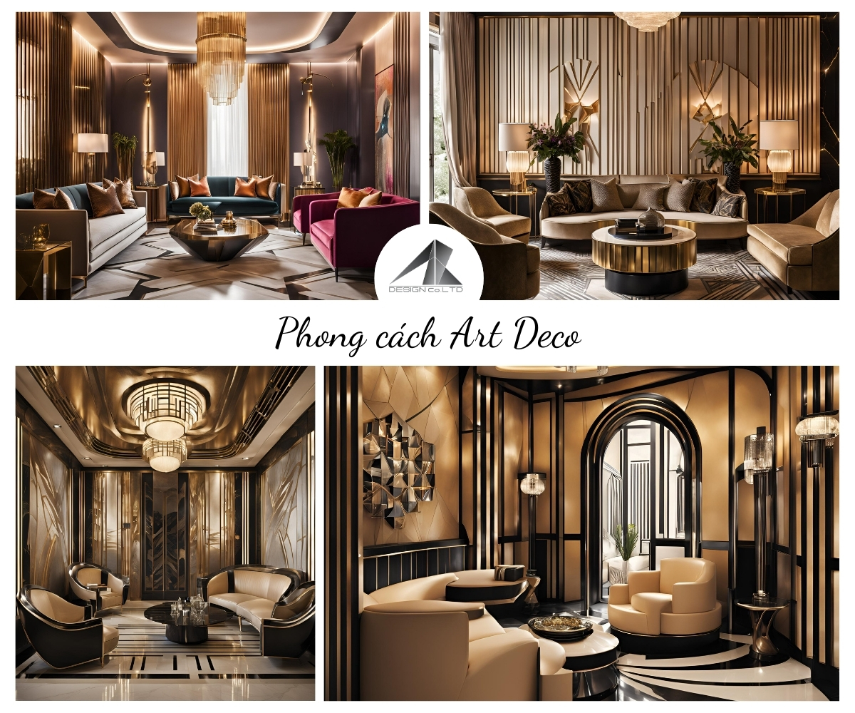 Phong cách thiết kế nội thất Art Deco là gì? Đặc trưng