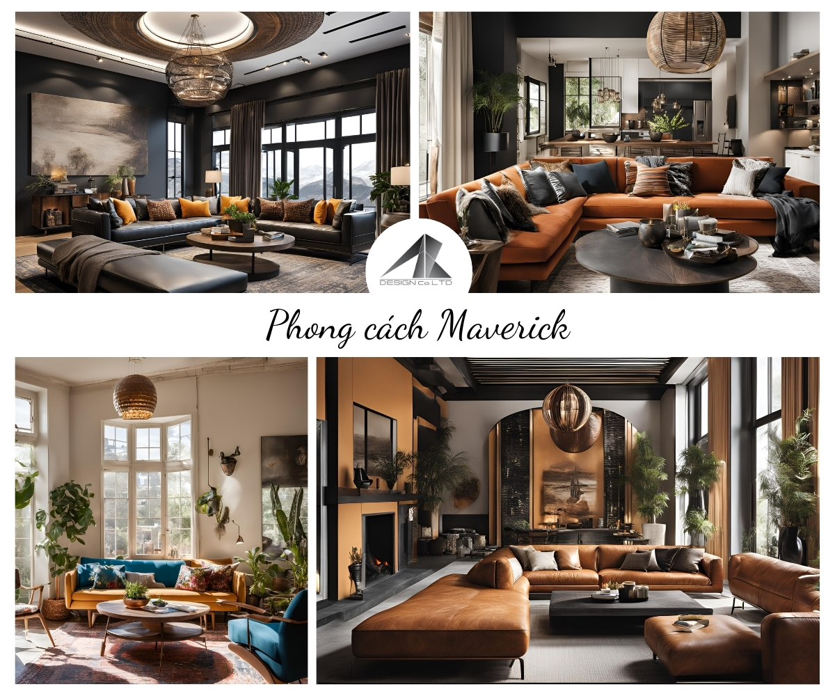 Phong Cách Nội Thất Maverick - Nổi Loạn, Cá Tính