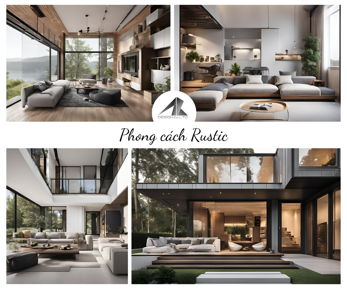 Phong cách thiết kế nội thất Rustic: Sức hút của sự mộc mạc
