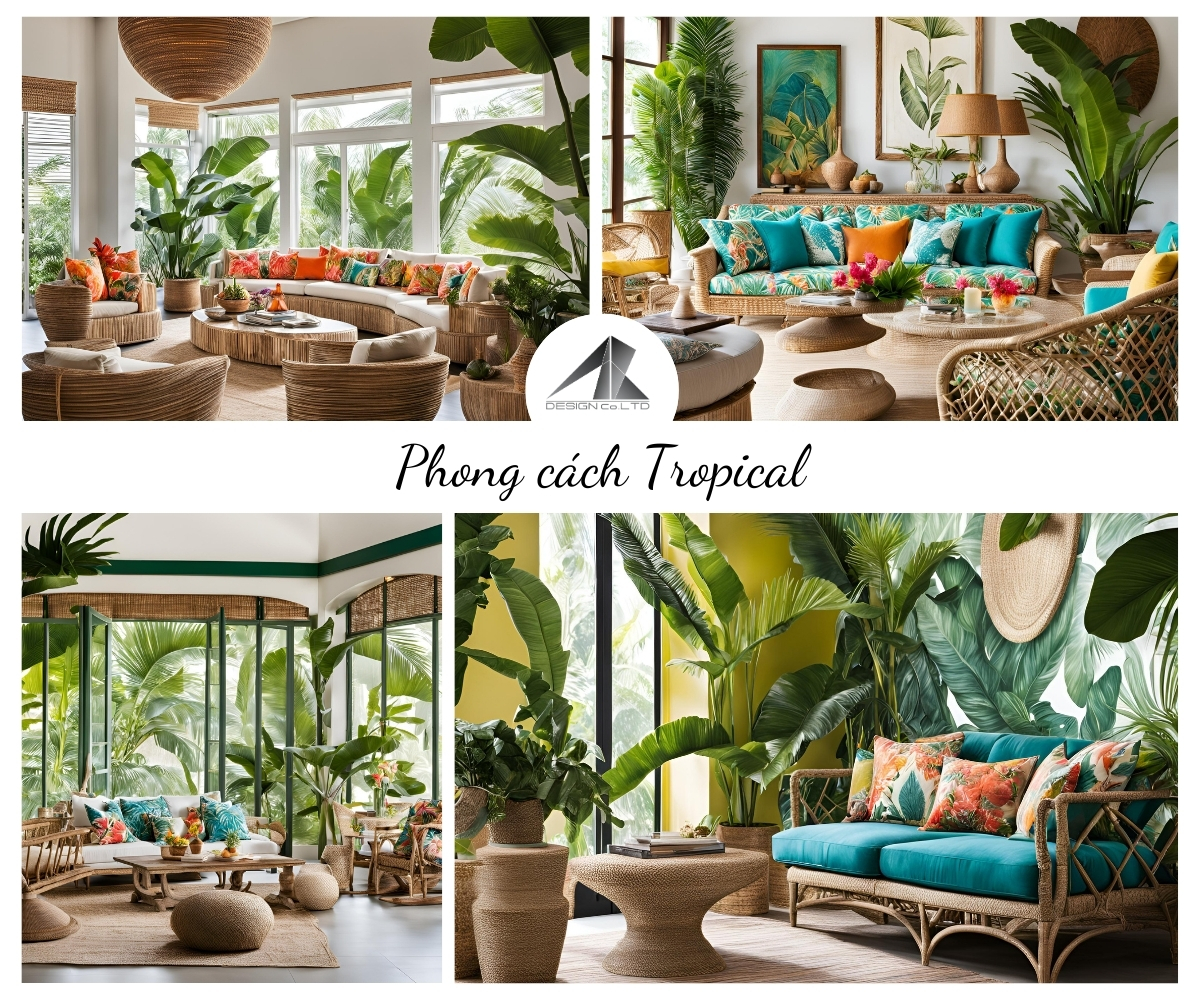 Phong cách Tropical là gì? Đặc trưng cơ bản