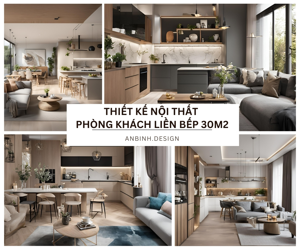 thiet ke noi that phong khach lien bep 30m2
