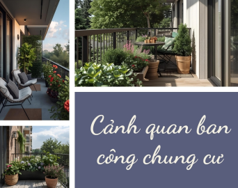 Cảnh quan ban công chung cư