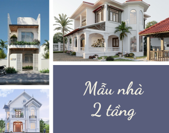 Mẫu nhà 2 tầng ấn tượng nổi bật