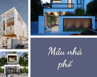 Mẫu nhà phố sang trọng thời thượng