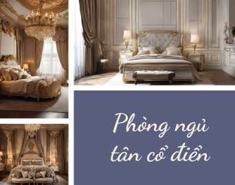 Phòng ngủ phong cách tân cổ điển